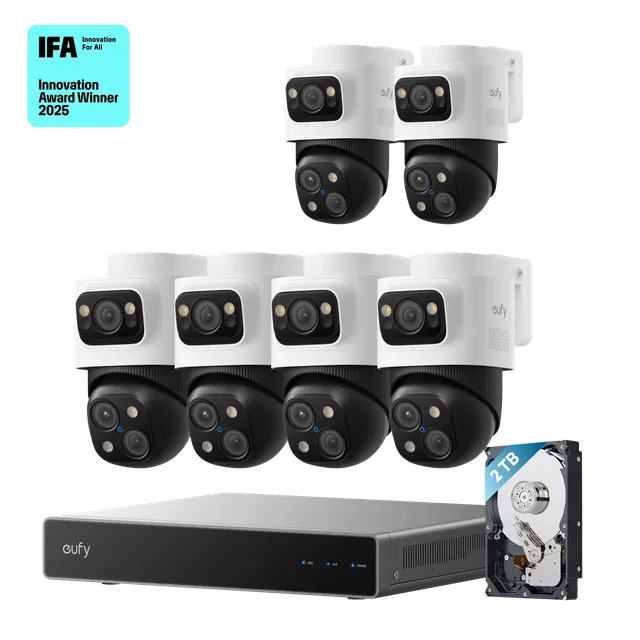 eufy-security-poe-nvr-s4-max-2x-poe-cam-s4-system image 1