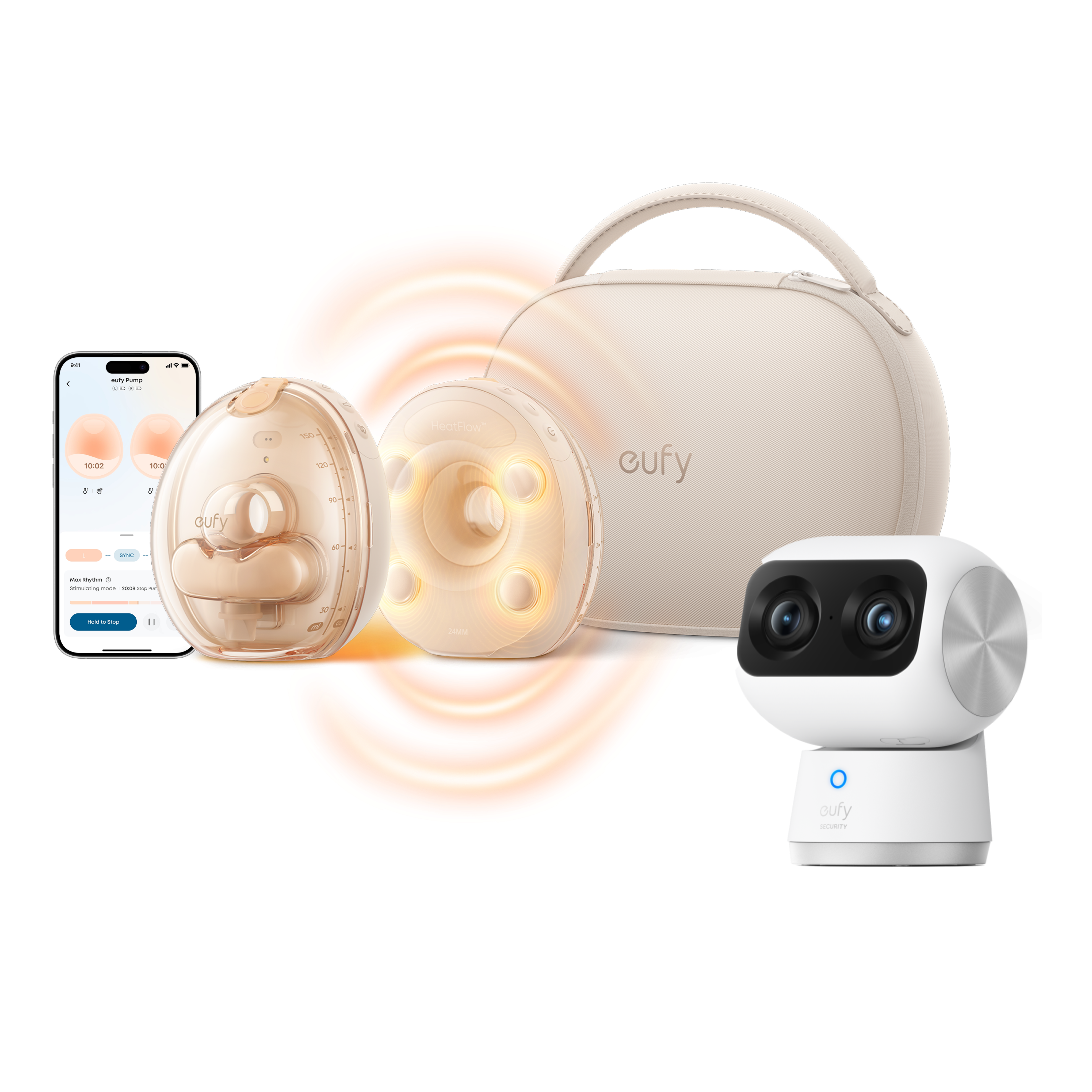 eufy-security-indoor-cam-s350-wearable-breast-pump-s2-pro-bundle image 1