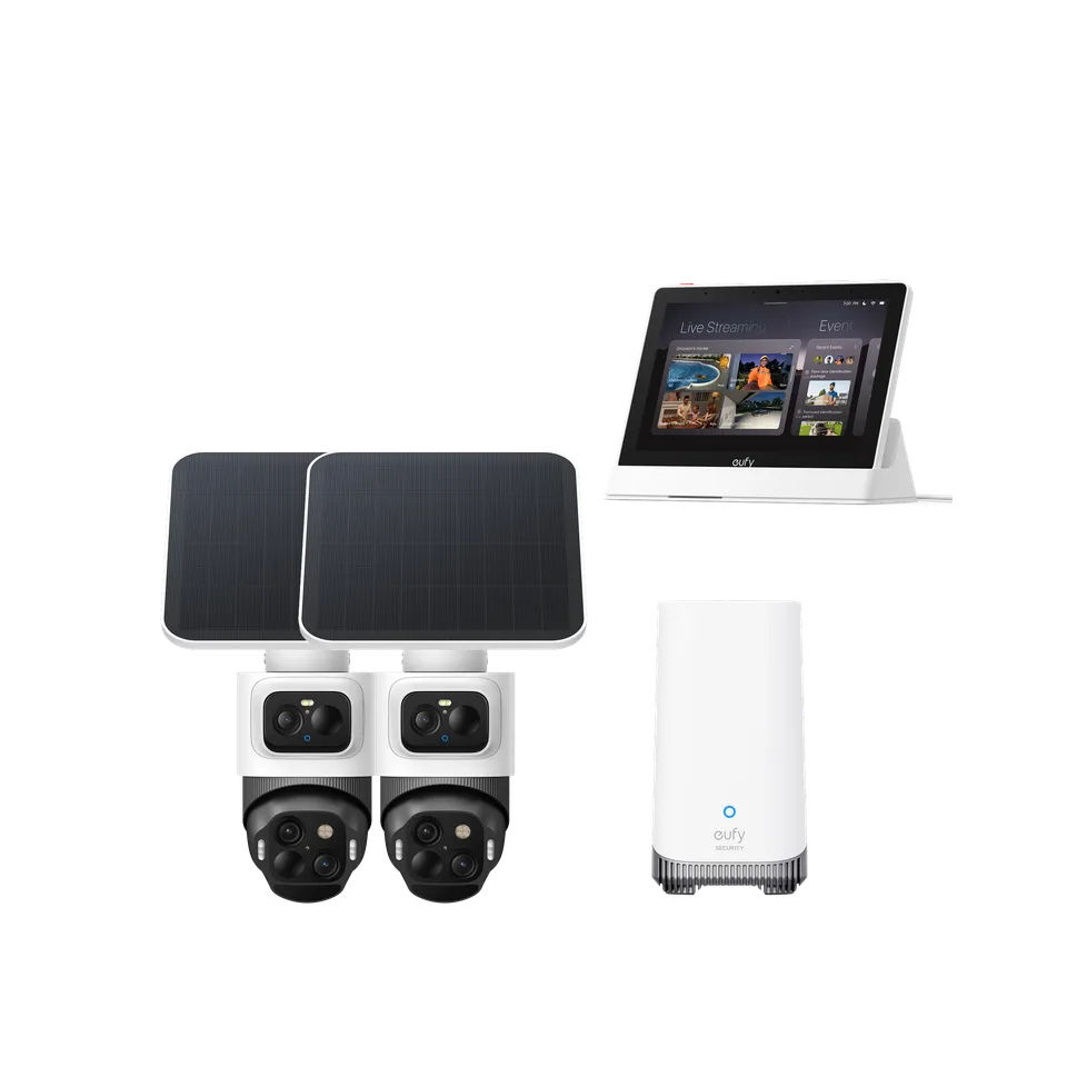 eufy-security-eufycam-s4-2-cam-kit-smart-display-e10-bundle image 1
