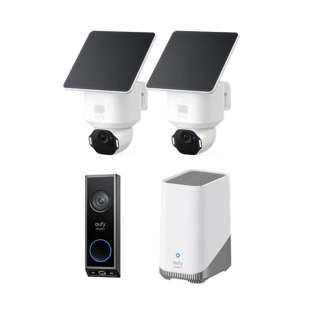 eufy-security-solocam-e42-2er-set-mit-homebase-s380-video-doorbell-e340 image 1