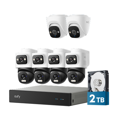eufy-security-nvr-system-e50-4-cam-kit-2-turret-cam-poe-berwachungssystem image 1