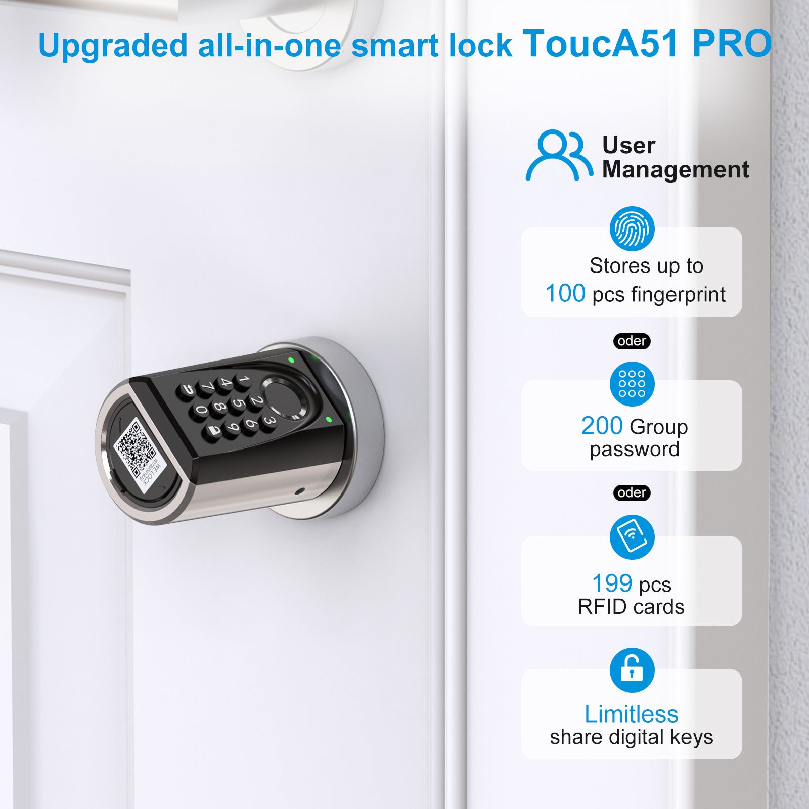 welock-touca51-pro-u41-pro-fingerprint-smart-lock-zylinder-mit-tempor-r-code image 3