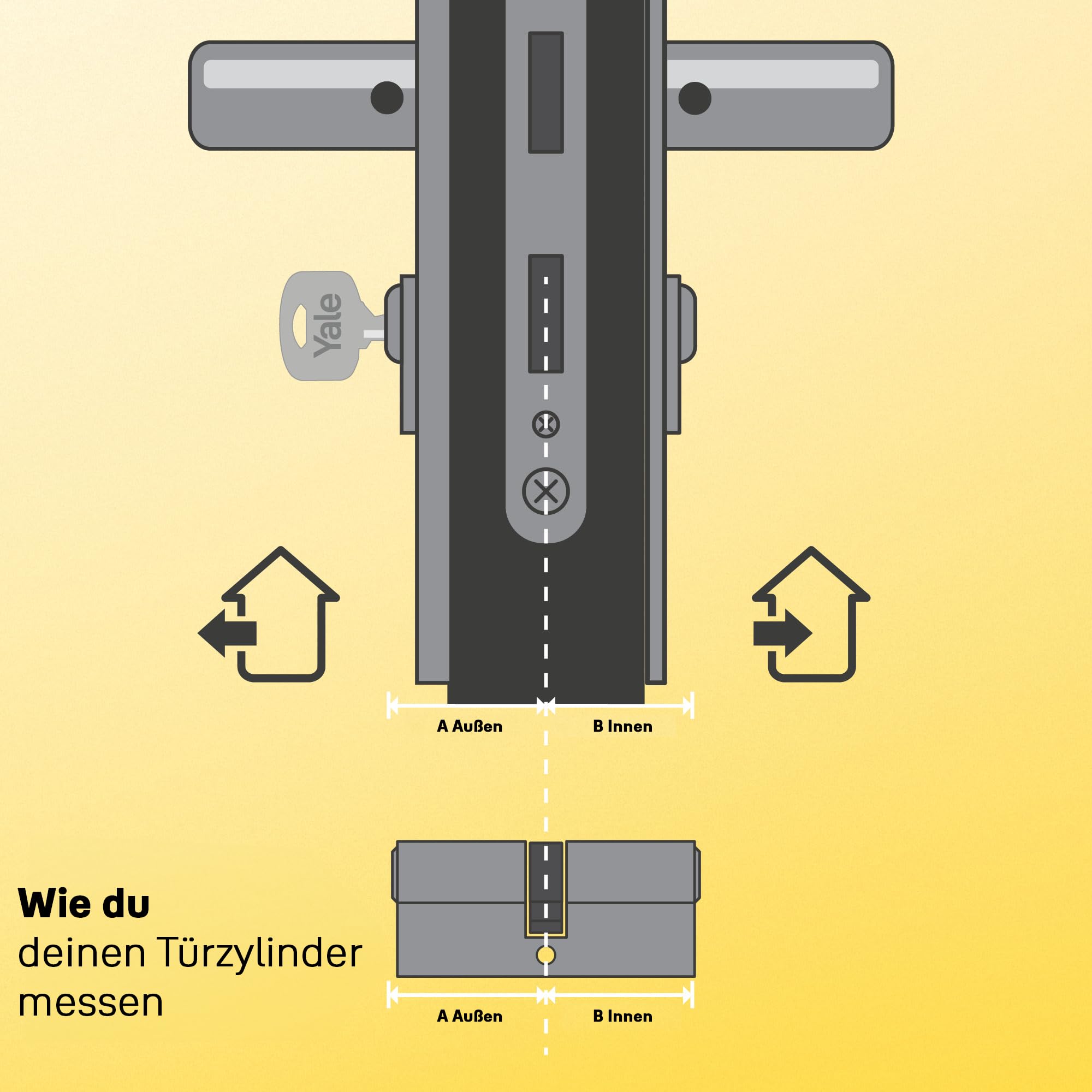 yale-2100-serie-europrofil-doppelzylinder-40-50-mm-anti-pick-mit-5-schl-sseln image 3