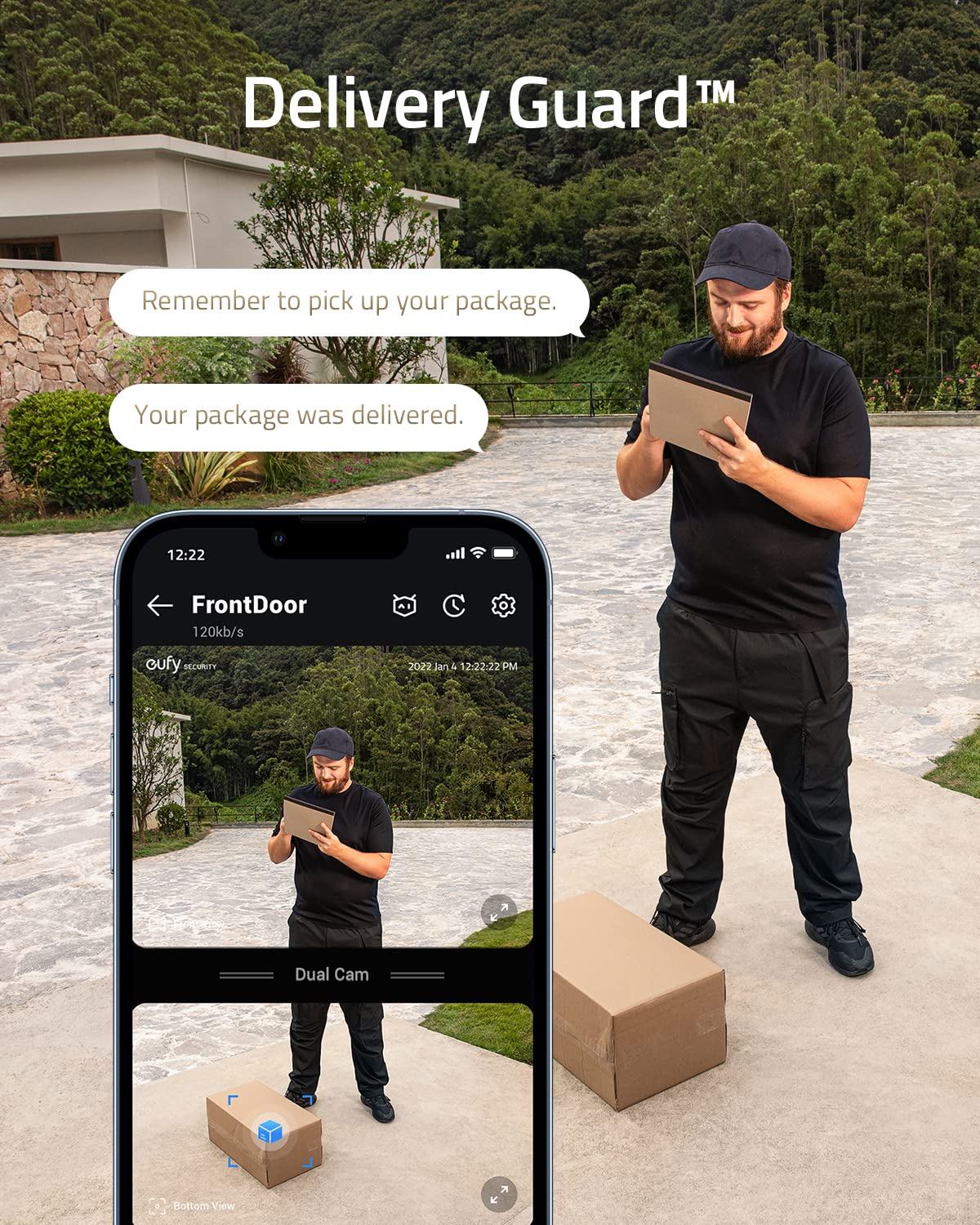 eufy-security-2x-video-doorbell-dual-add-on-homebase-3-s380-set image 3