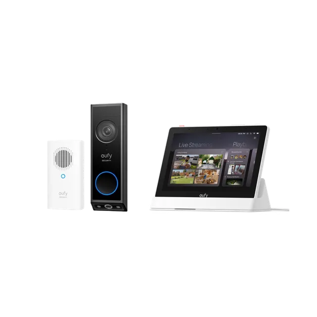 eufy-security-video-doorbell-e340-bundle-akku-t-rklingel-minibase-chime-smart-di image 1