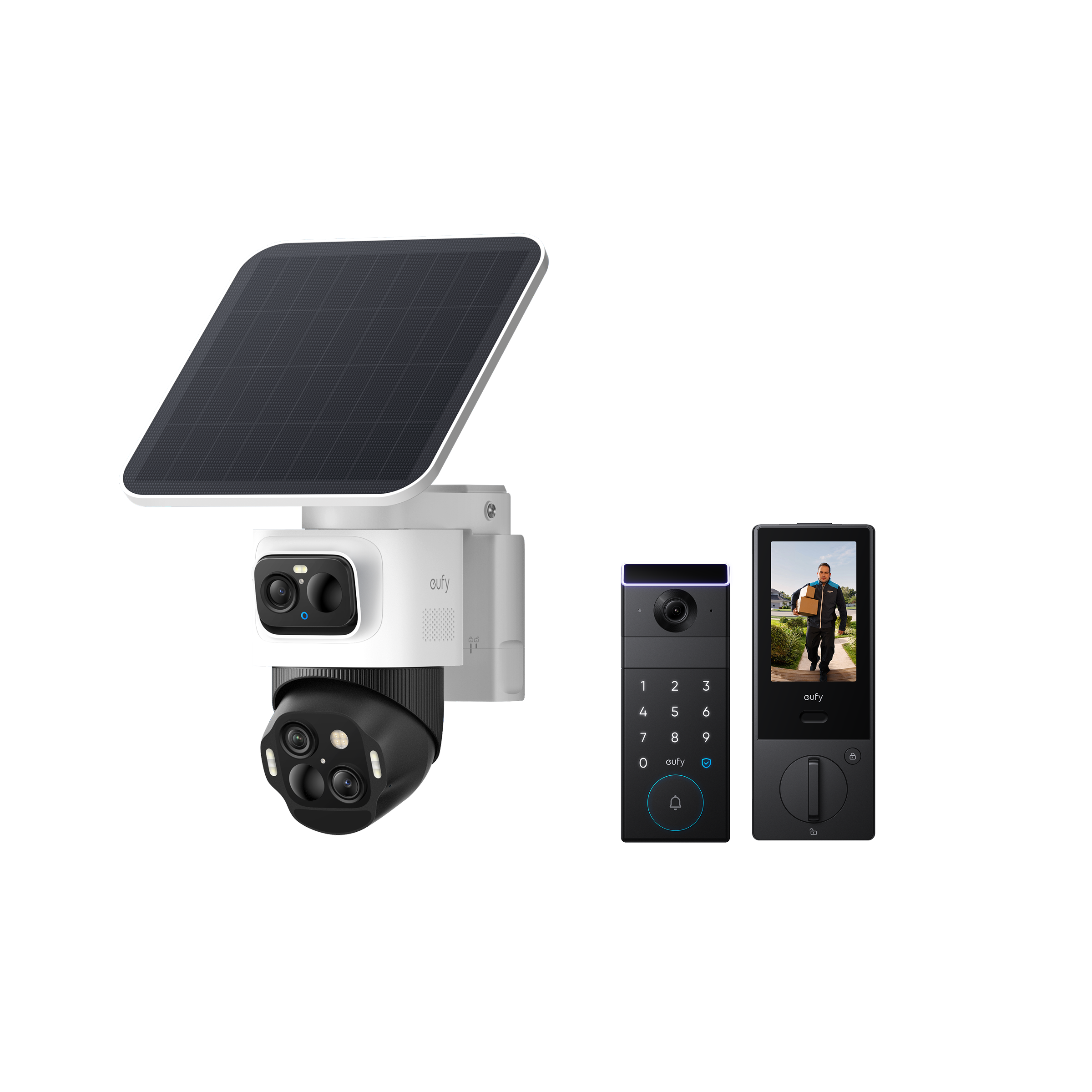 eufy-security-eufycam-s4-bullet-ptz-4k-familock-s3-max-smart-lock-set image 1