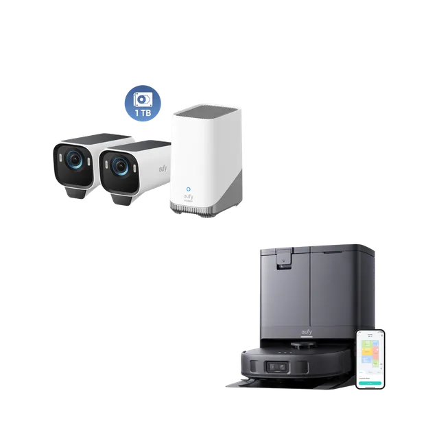 eufy-security-x10-pro-omni-saugroboter-eufycam-s3-pro-2-cam-set-1-tb image 1