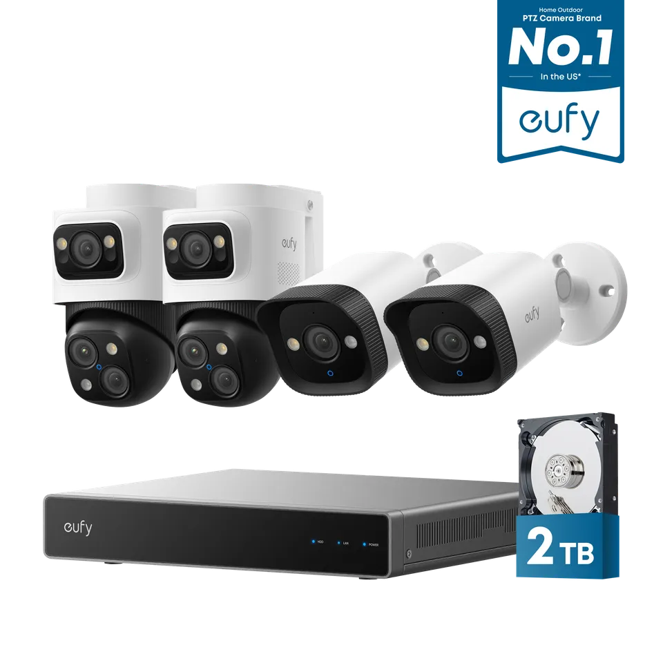 eufy-security-poe-nvr-security-system-s4-4-cam-set-4k-2k-ptz-360 image 1