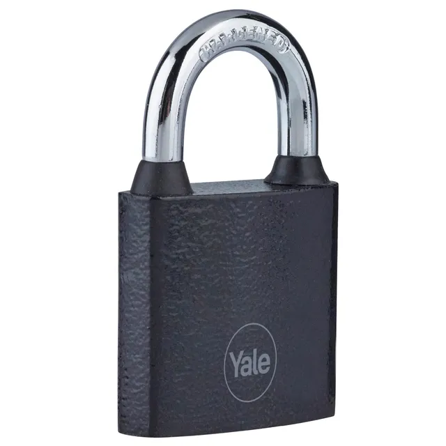yale-y111b-32-116-1-vorh-ngeschloss-32-mm-schwarz-standardsicherheit-eisen-mit-b image 1