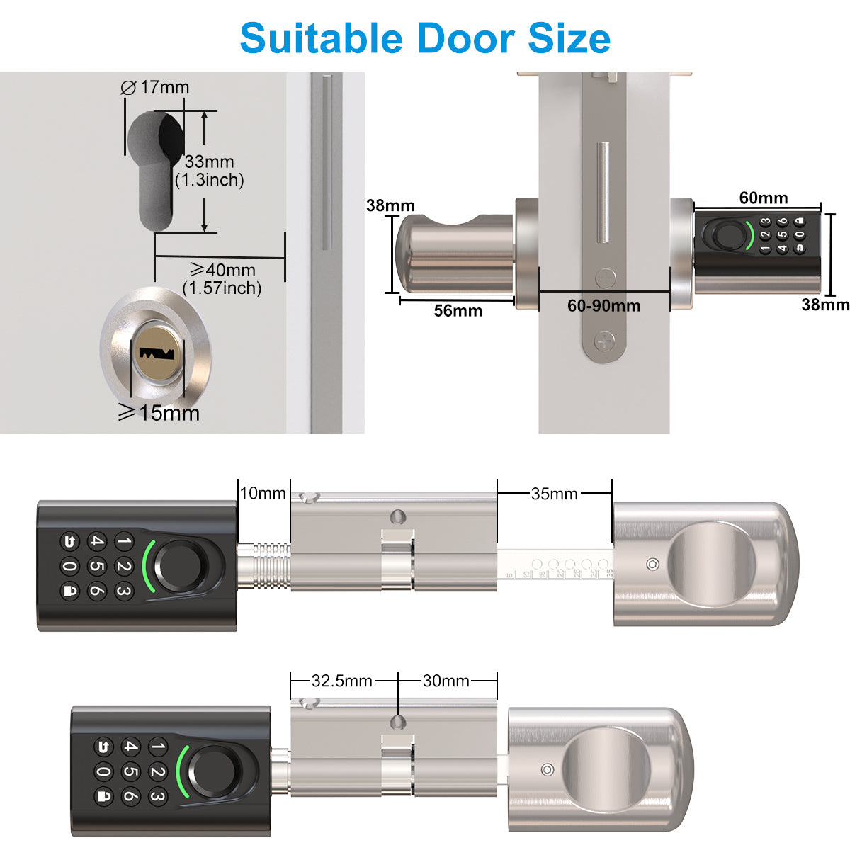 welock-u71-smartes-t-rschloss-mit-fingerabdruck-pin-code-und-schl-ssel image 7
