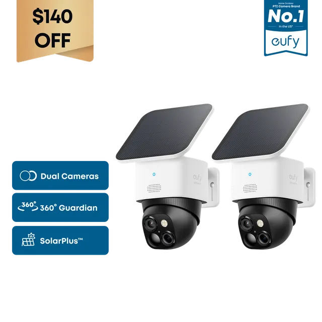 eufy-security-solocam-s340-2-cam-kit-3k-dual-kamera-solar-berwachungskamera-360 image 1