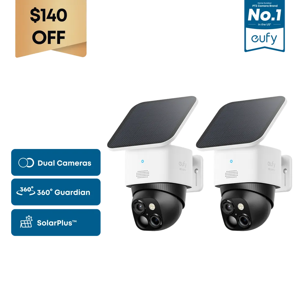 eufy-security-solocam-s340-2-cam-kit-3k-dual-kamera-solar-berwachungskamera-360 image 1