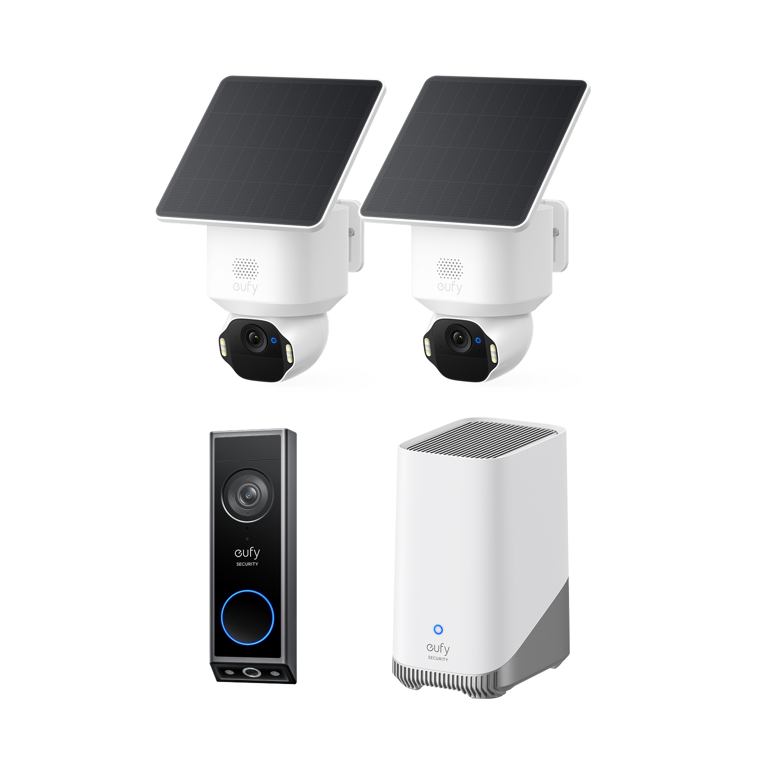 eufy-security-solocam-e42-2er-set-mit-homebase-s380-video-doorbell-e340 image 1