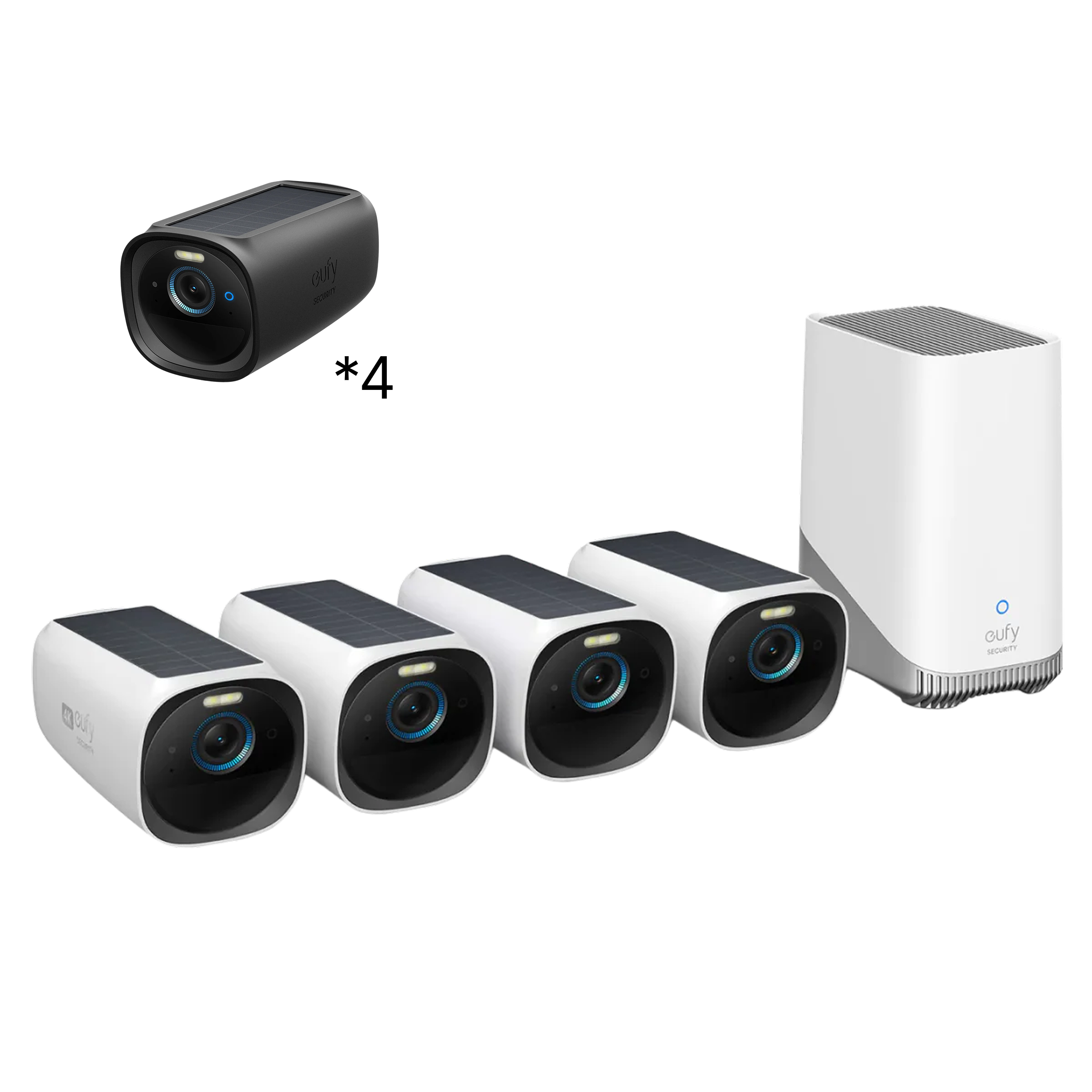 eufy-security-eufycam-s330-eufycam-3-4-cam-kit-homebase-3-4k-solarkamera image 1
