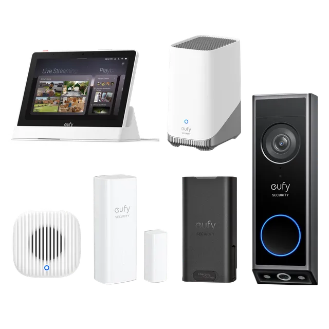 eufy-security-video-doorbell-e340-premiumset-mit-chime-2-und-akku-pack image 1