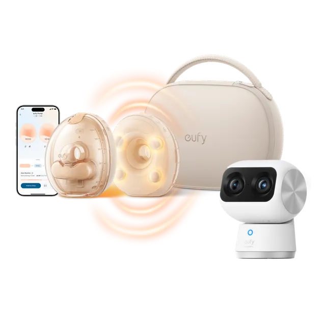eufy-security-indoor-cam-s350-wearable-breast-pump-s2-pro-bundle image 1