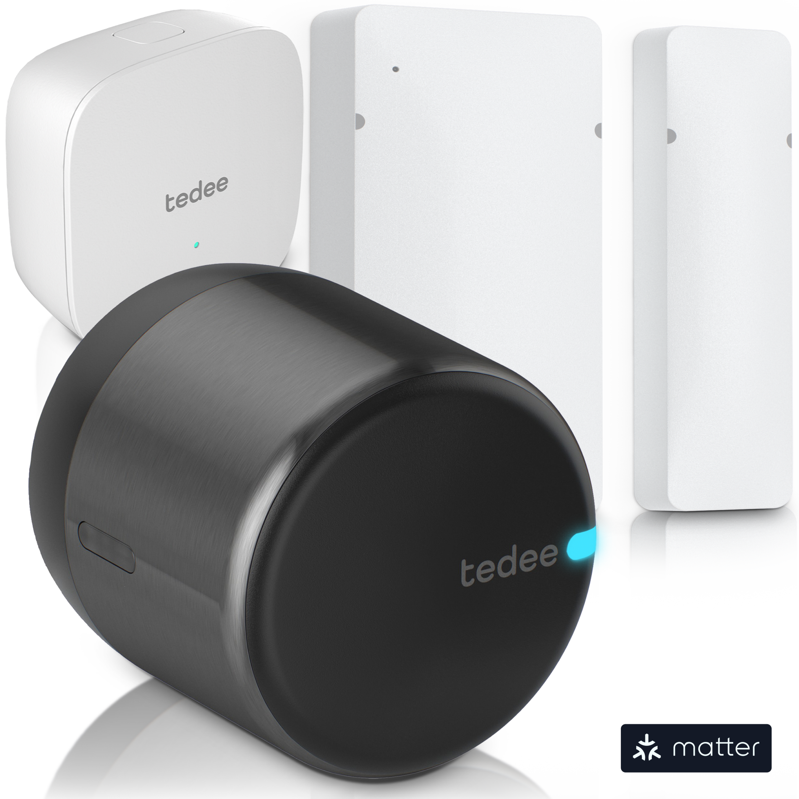 tedee-go2-set-mit-door-sensor-und-bridge-smart-lock-bundle image 4