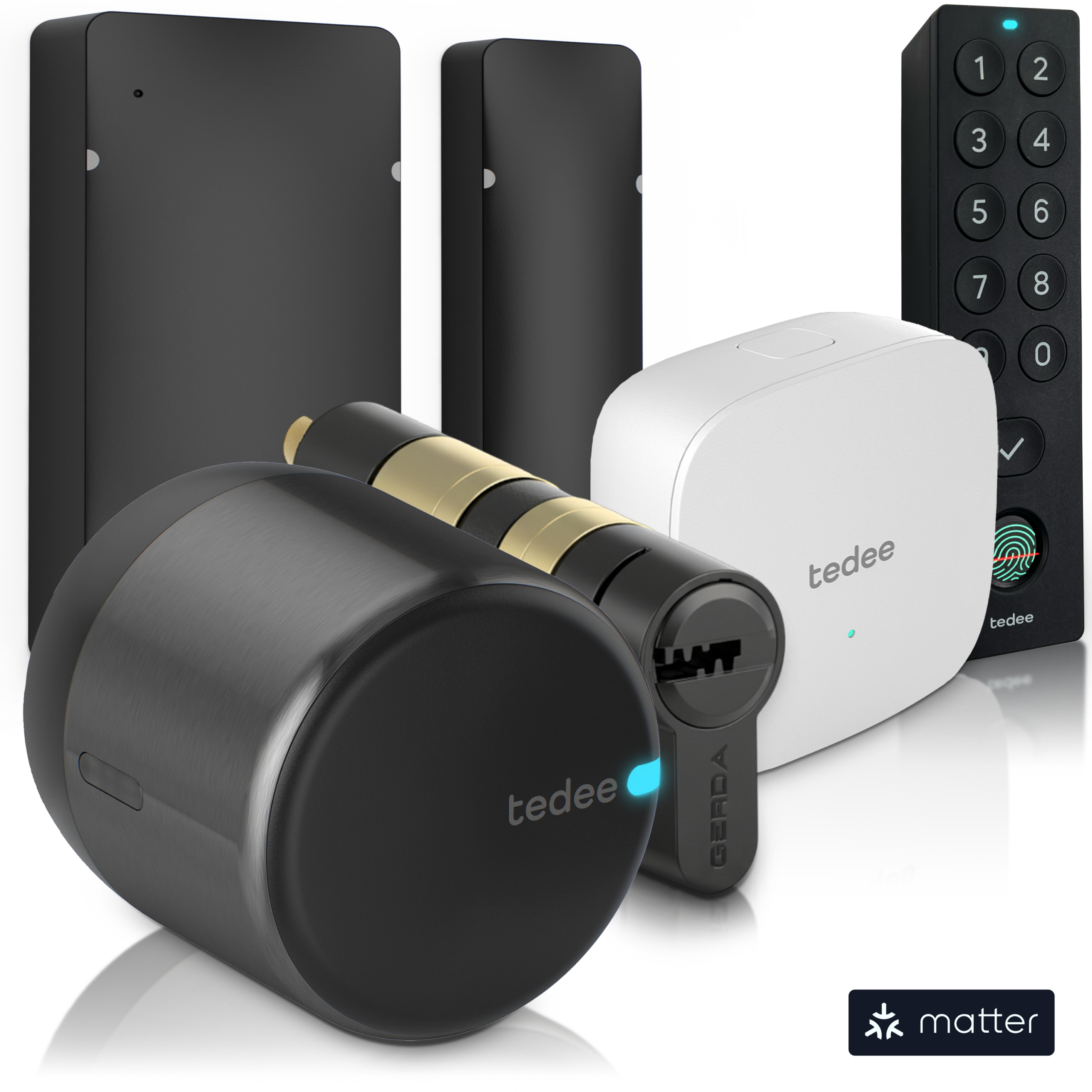 tedee-go2-door-sensor-cylinder-full-bundle-smart-lock-bridge-keypad-pro image 2