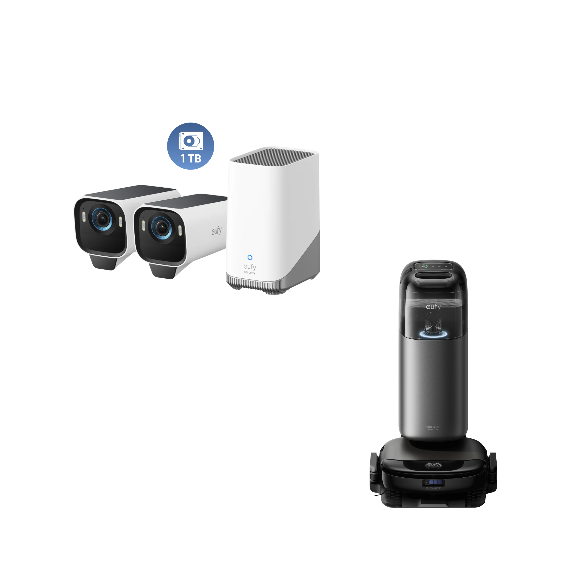eufy-security-omni-s1-pro-saugroboter-eufycam-s3-pro-2-cam-set-mit-1tb image 1