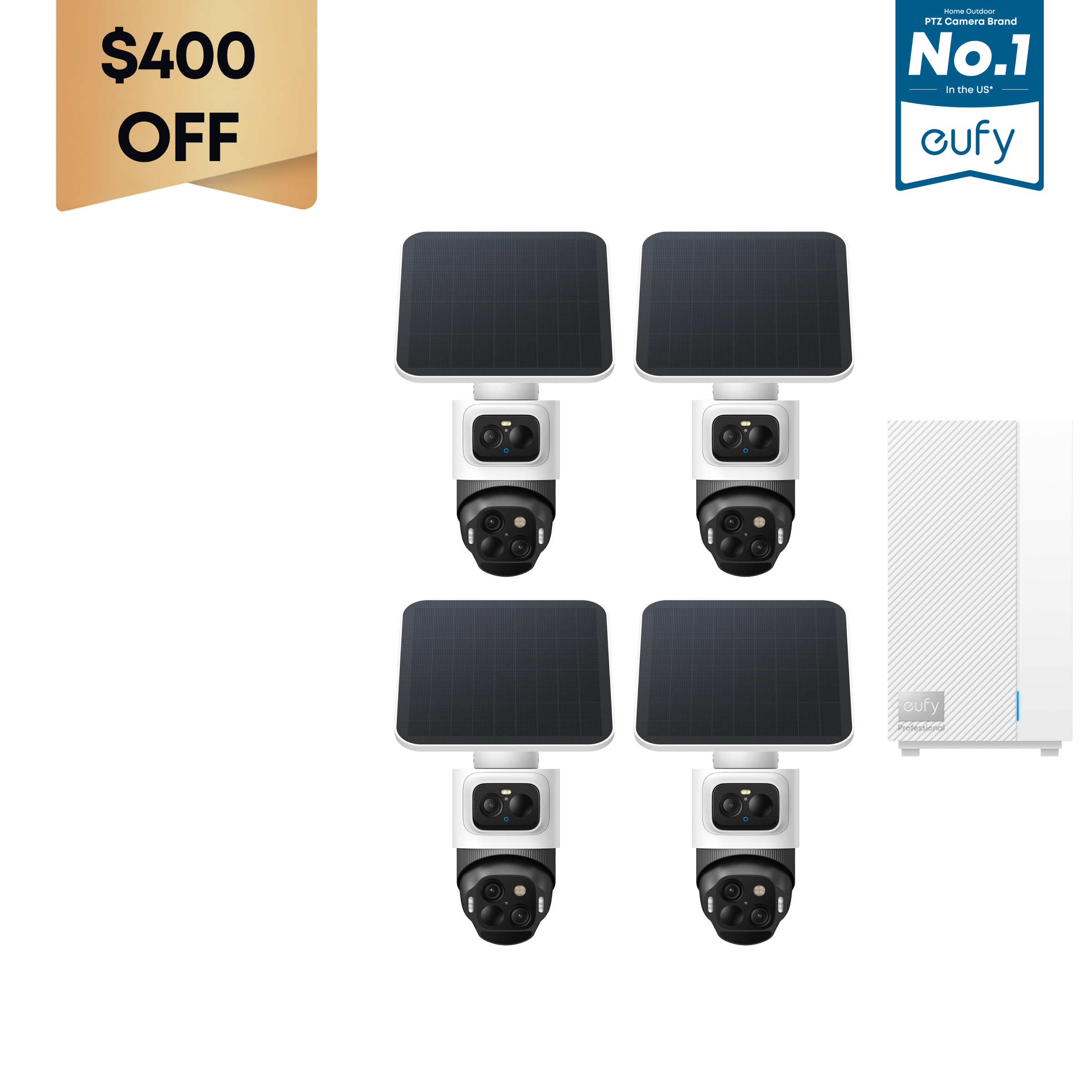 eufycam-s4-4-cam-kit-eufy-homebase-professional-s1-bundle image 1