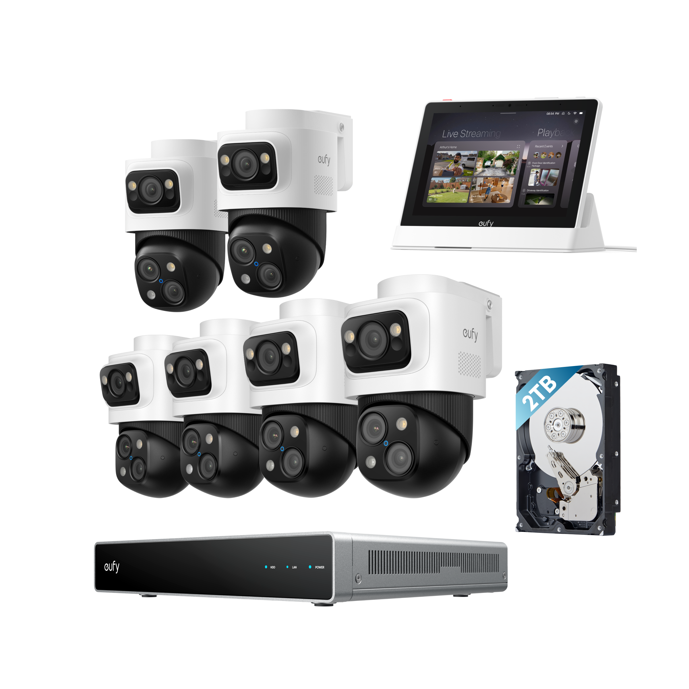 eufy-security-nvr-poe-s4-max-6-kamera-system-smart-display image 2