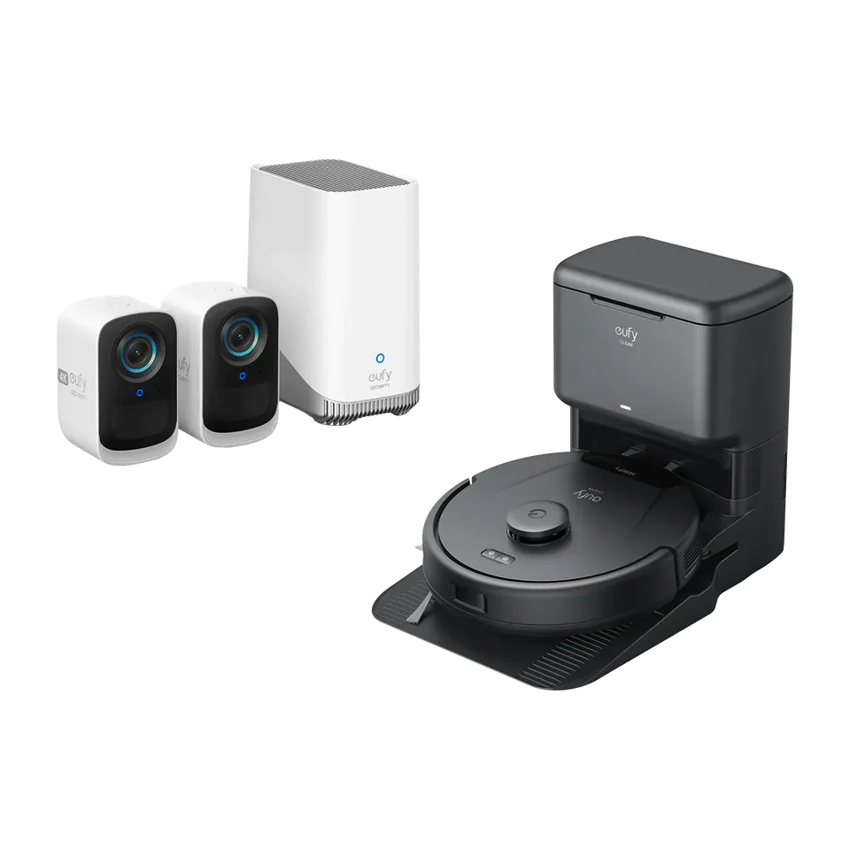 eufy-security-eufycam-s300-eufycam-3c-berwachungskamera-eufy-clean-l60-saugrobot image 1