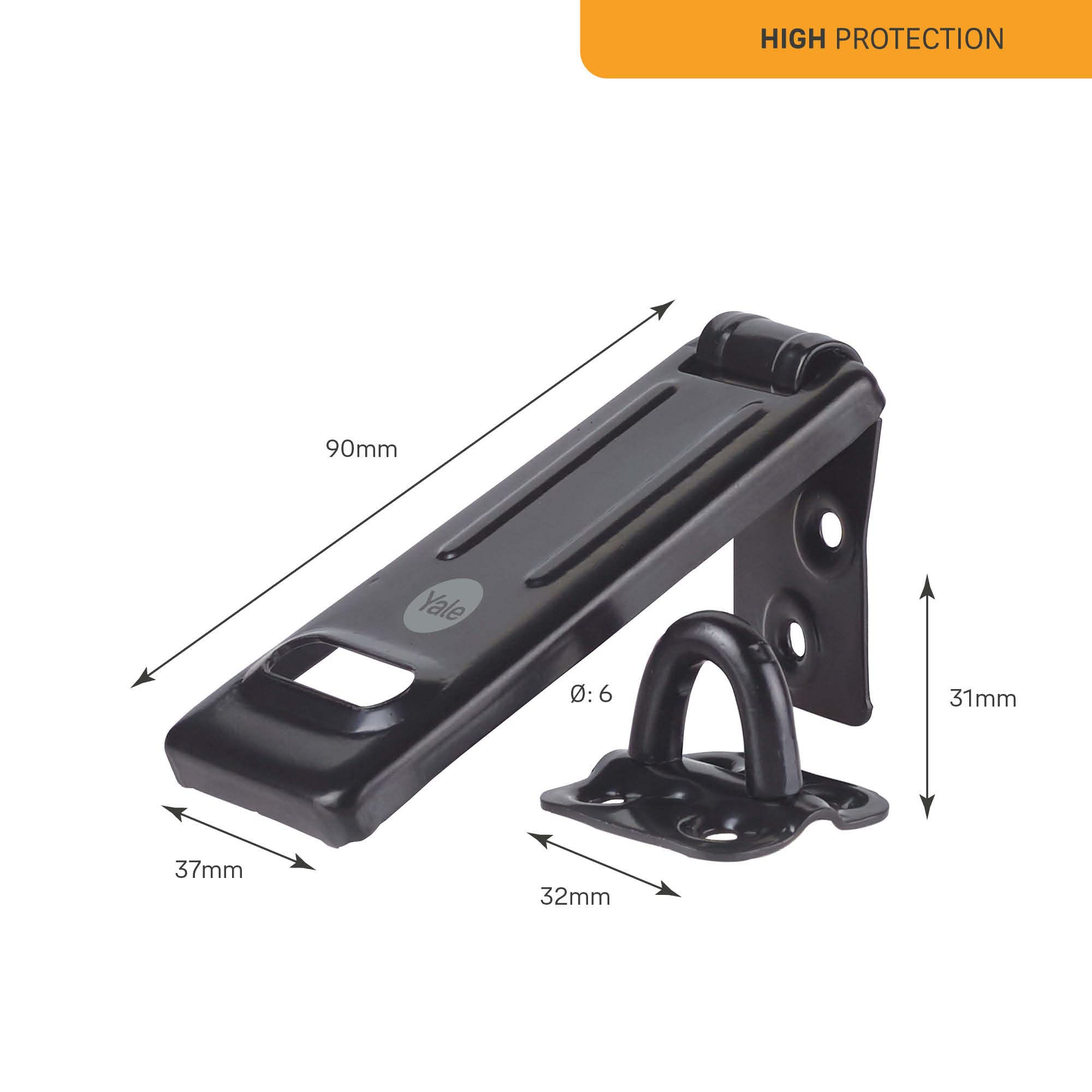 yale-y105b-90-bk-stahl-schlie-b-gel-berfalle-90-mm-schwarz image 3