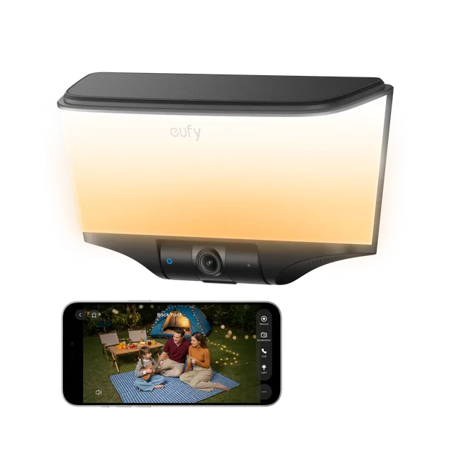eufy-security-s4-4k-solar-wall-light-outdoor-security-camera image 1