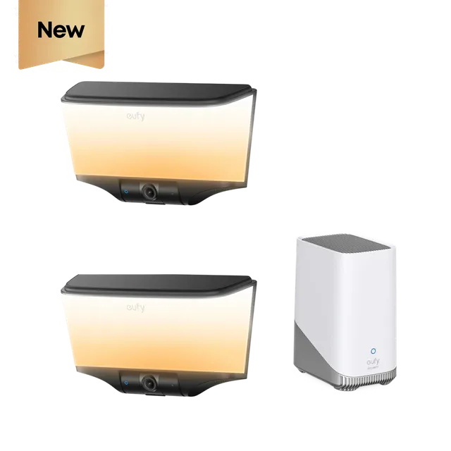 eufy-security-wall-light-cam-s4-2er-pack-homebase-s380-wandlicht-kamera image 1