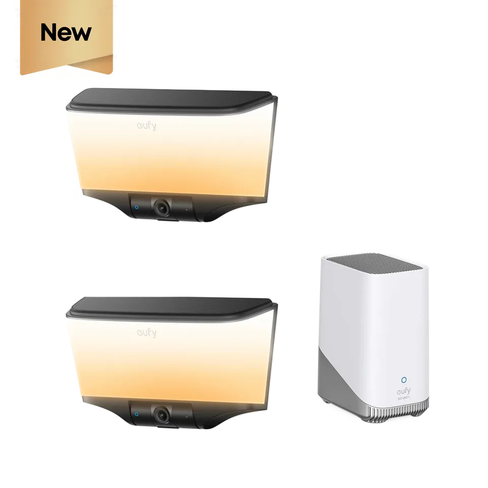 eufy-security-wall-light-cam-s4-2er-pack-homebase-s380-wandlicht-kamera image 1