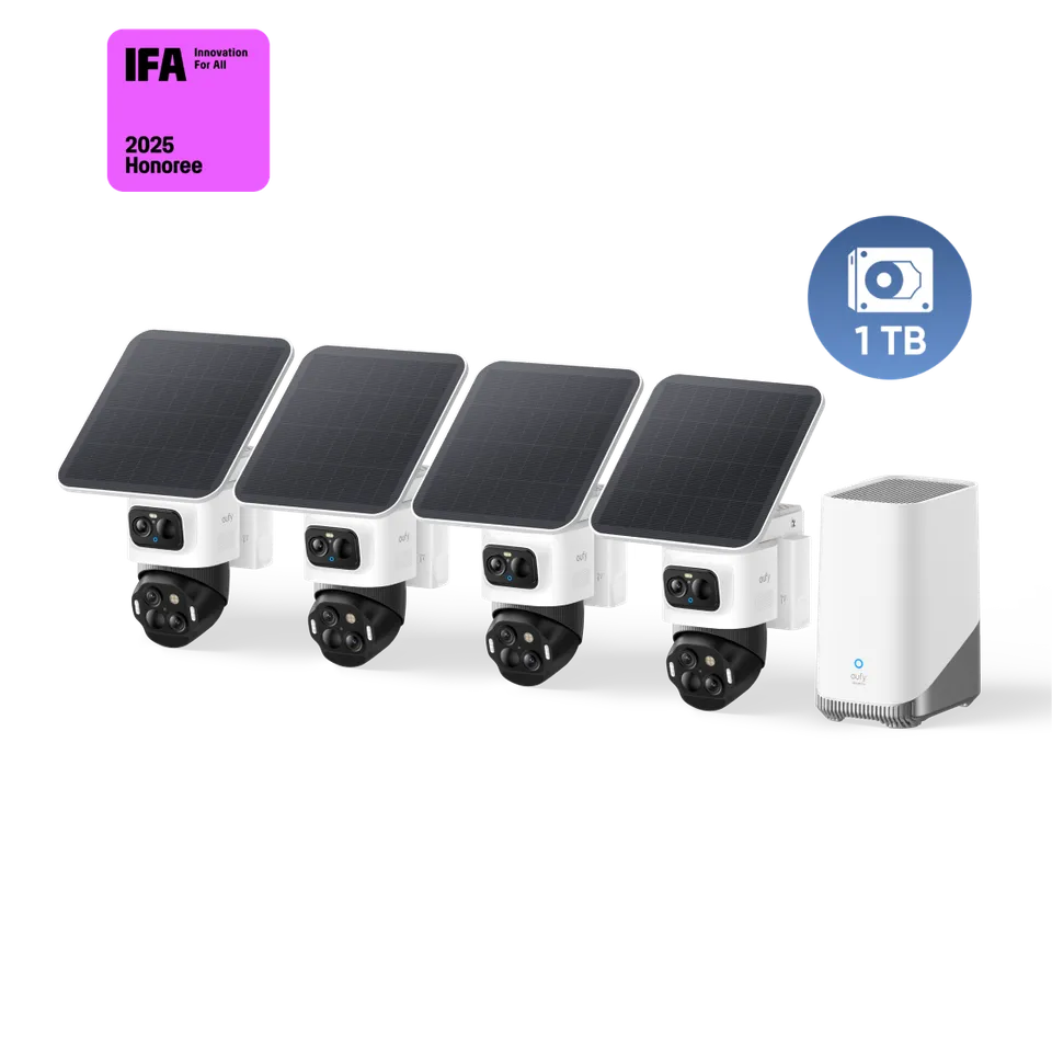 eufy-security-eufycam-s4-4-cam-kit-berwachungskamera-set-mit-1tb-festplatte image 1