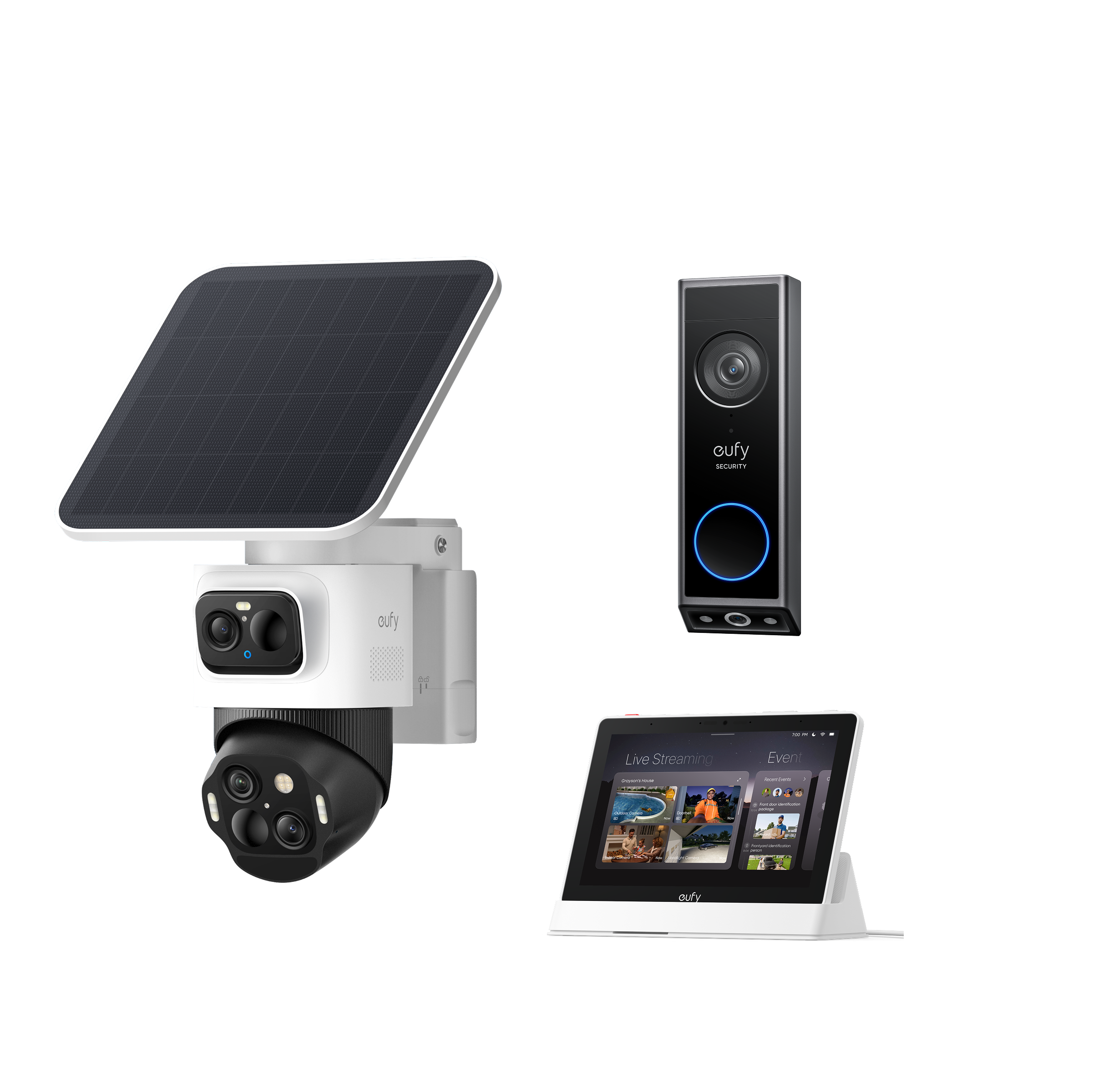 eufy-security-eufycam-s4-smart-display-e10-video-doorbell-e340-set image 1