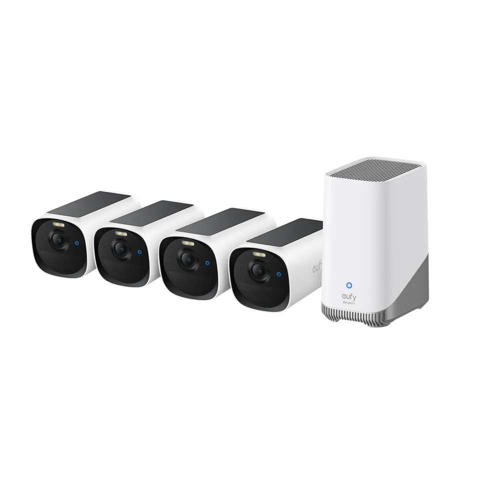 eufy-security-eufycam-e40-4-cam-kit-homebase-s380 image 1