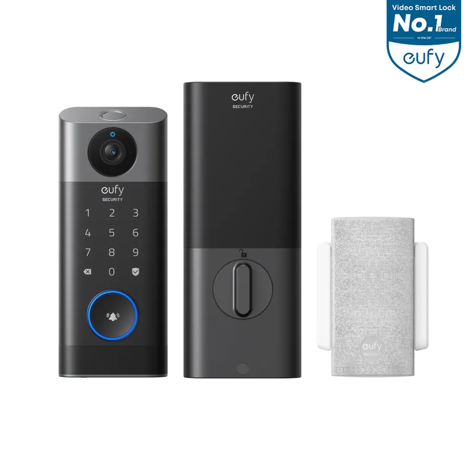 eufy-security-video-smart-lock-s330-video-t-rschloss-mit-fingerabdruck-2k-hd-kam image 1