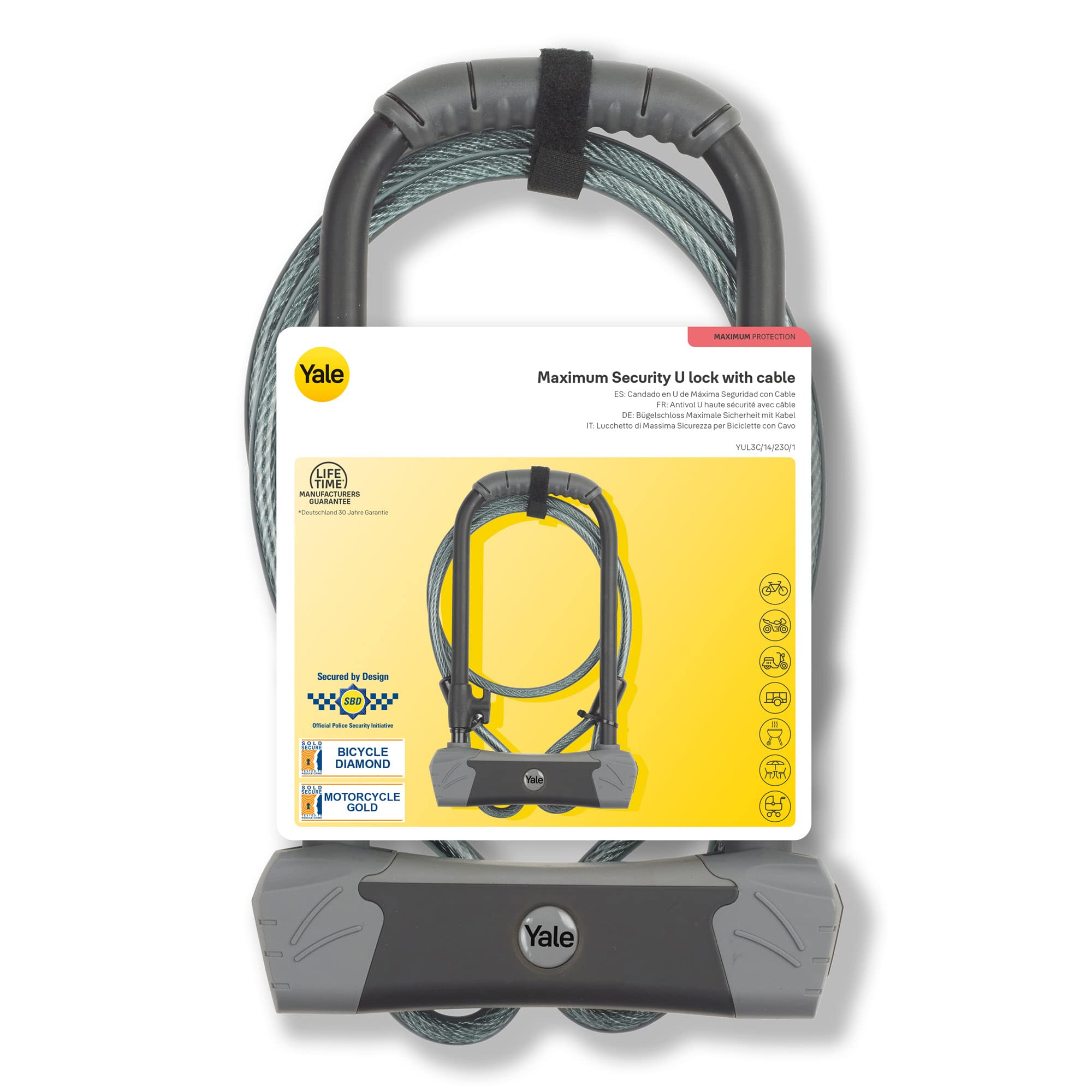 yale-yul3c-14-230-1-b-gelschloss-230-mm-mit-kabel-und-4-schl-sseln image 8