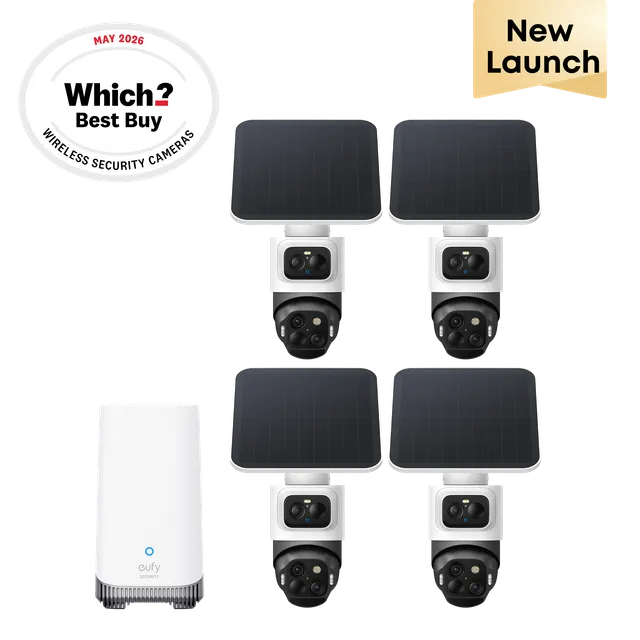 eufy-security-eufycam-s4-4-cam-kit-triple-lens-bullet-ptz-360 image 1