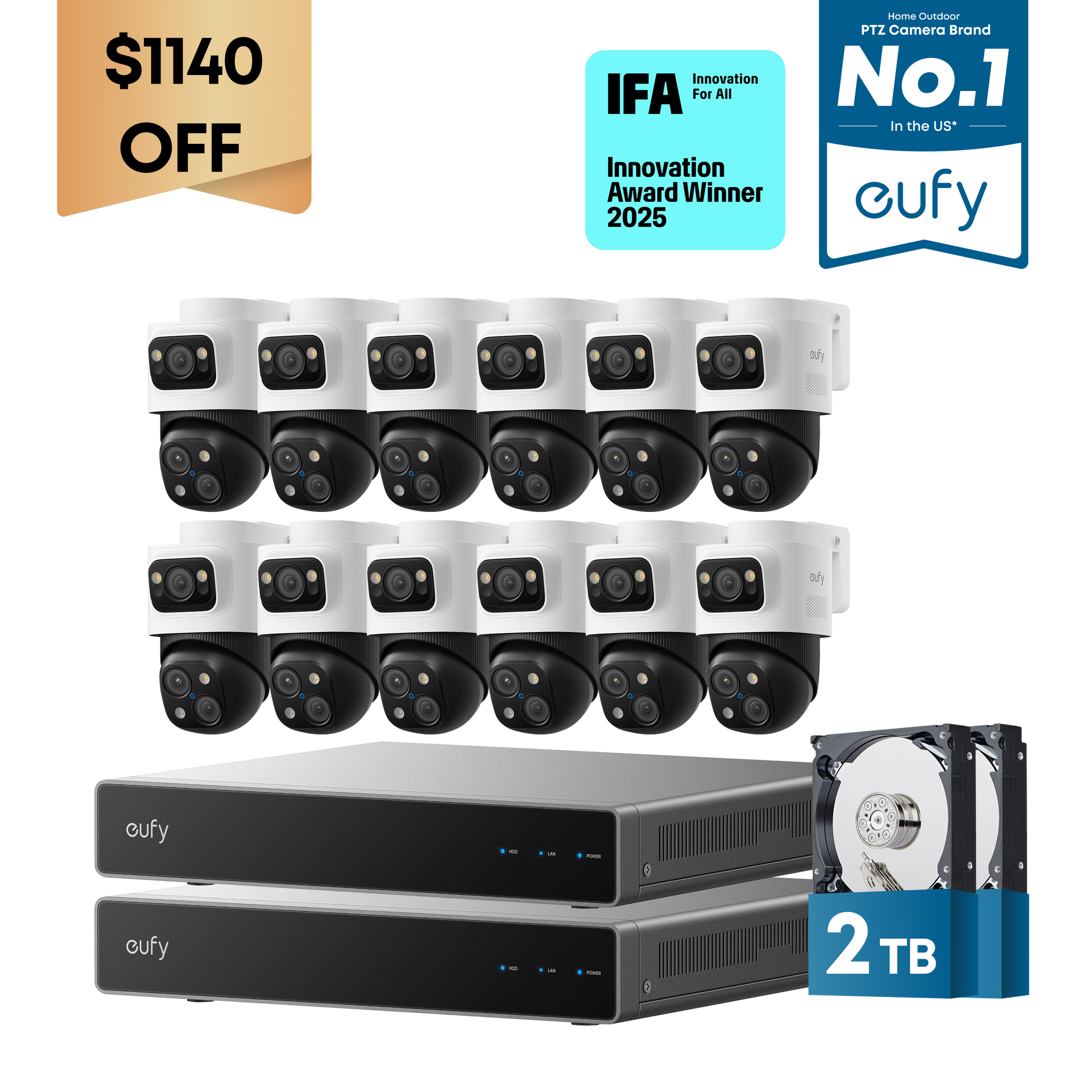 eufy-security-dual-nvr-poe-system-mit-10x-poe-cam-s4-4k-triple-lens-bullet-ptz-b image 3