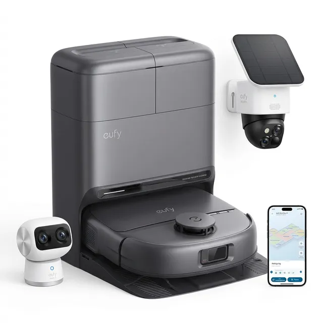 eufy-security-omni-c28-saugroboter-solocam-s340-indoor-cam-s350-set image 1