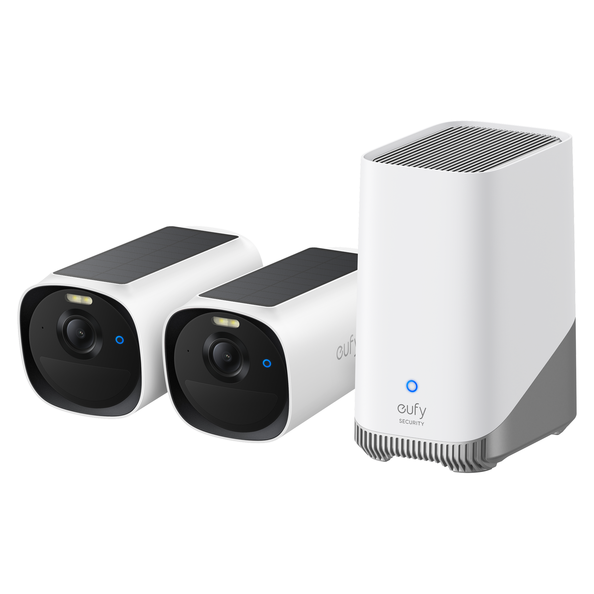 eufy-security-eufycam-e40-2-cam-kit-mit-homebase-s380-2k-solar-berwachungskamera image 1