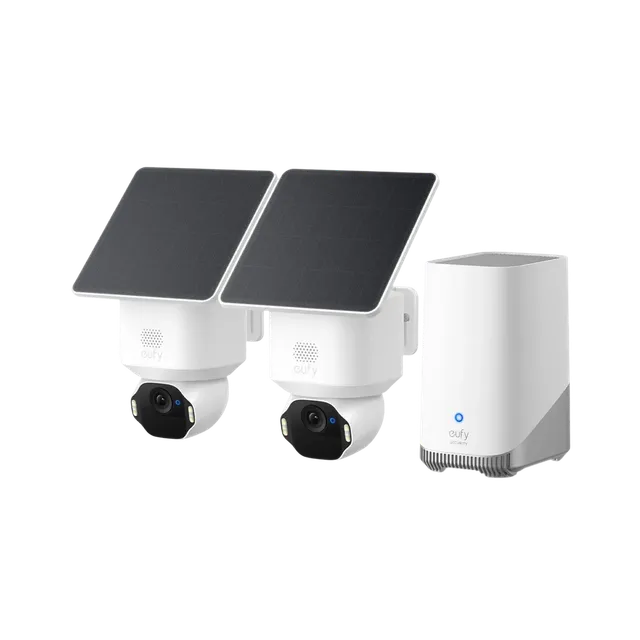 eufy-security-solocam-e42-2-cam-kit-mit-homebase-s380-4k-uhd-360 image 1