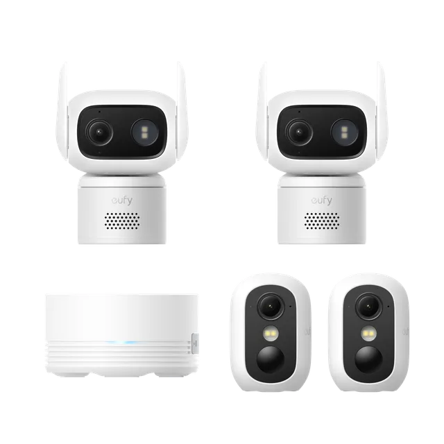 eufy-security-eufycam-c35-2-cam-kit-mit-hbmini-c31-2er-pack image 1