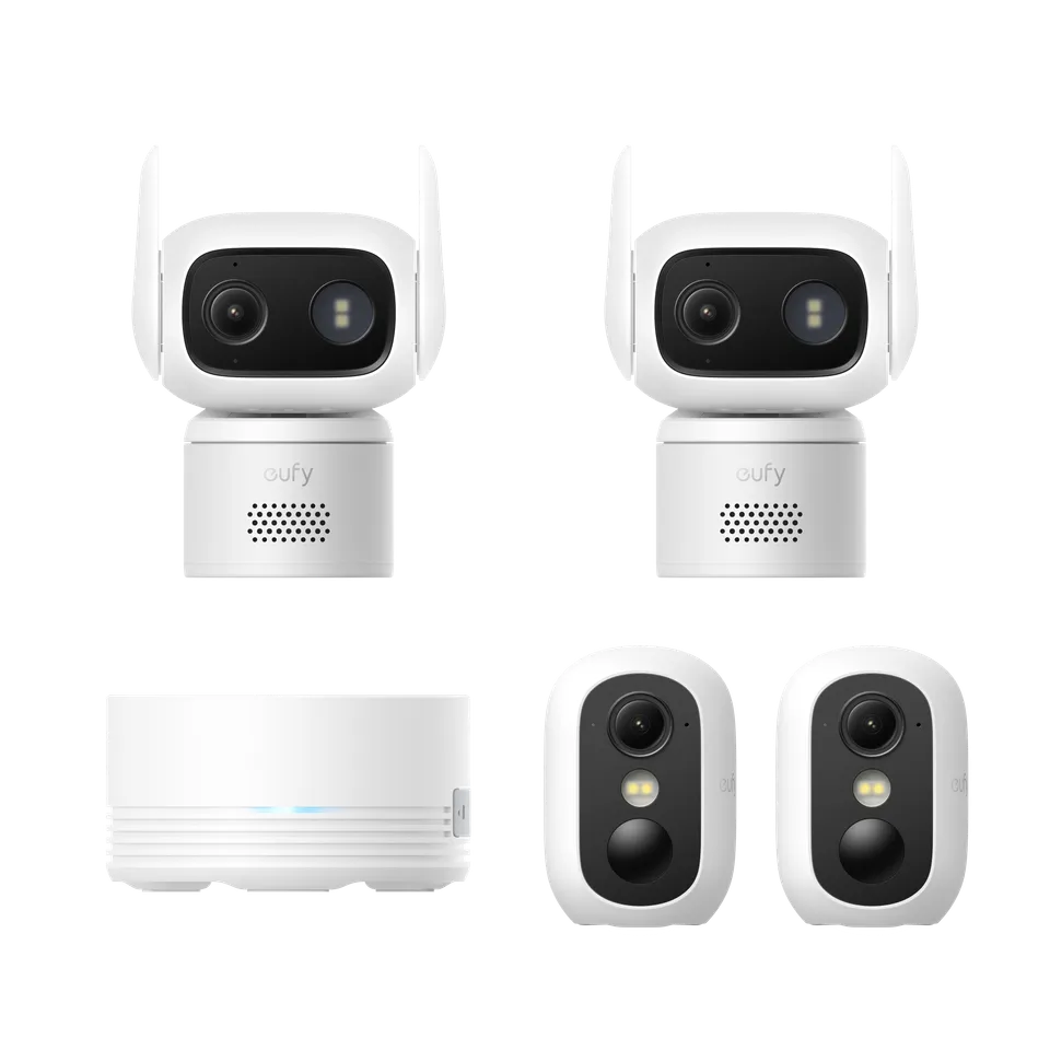 eufy-security-eufycam-c35-2-cam-kit-mit-hbmini-c31-2er-pack image 1