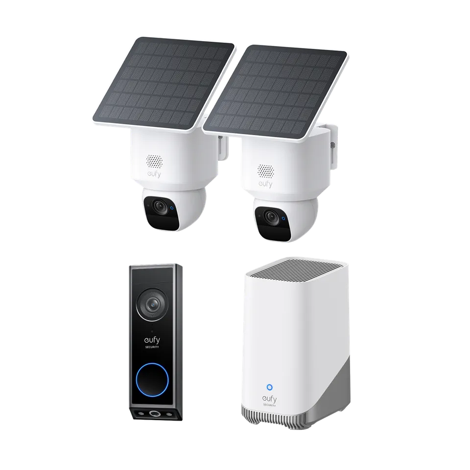 eufy-security-eufycam-solo-e30-2er-pack-mit-homebase-s380-und-videocitofono-e340 image 1