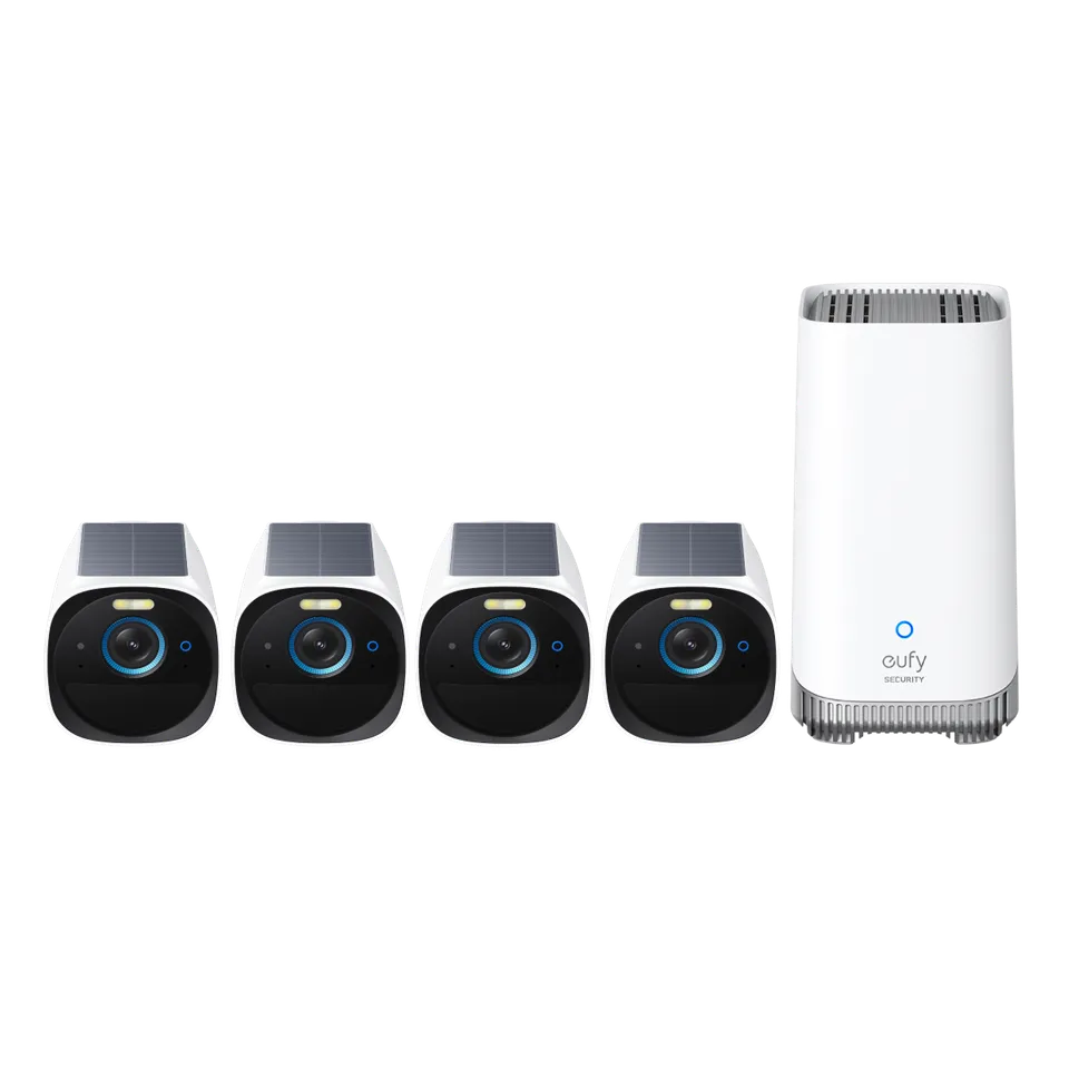 eufy-security-eufycam-s330-eufycam-3-4-cam-kit-4k-mit-solar image 1