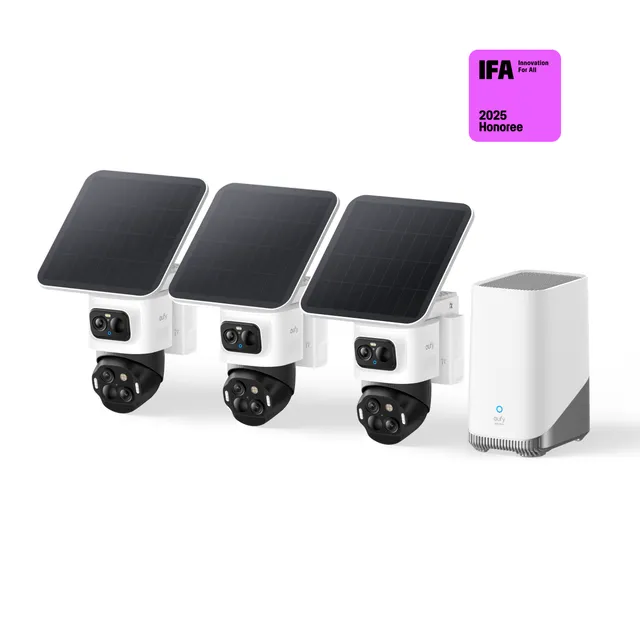 eufy-security-eufycam-s4-3-kamera-kit-triple-objektiv-ptz-bullet-berwachungskame image 1