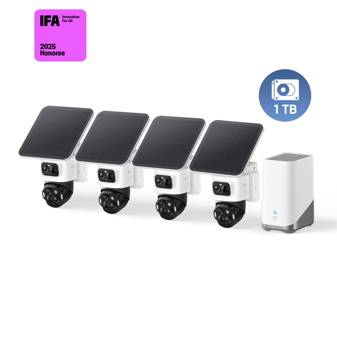 eufy-security-eufycam-s4-4-cam-kit-berwachungskamera-set-mit-1tb-festplatte image 1