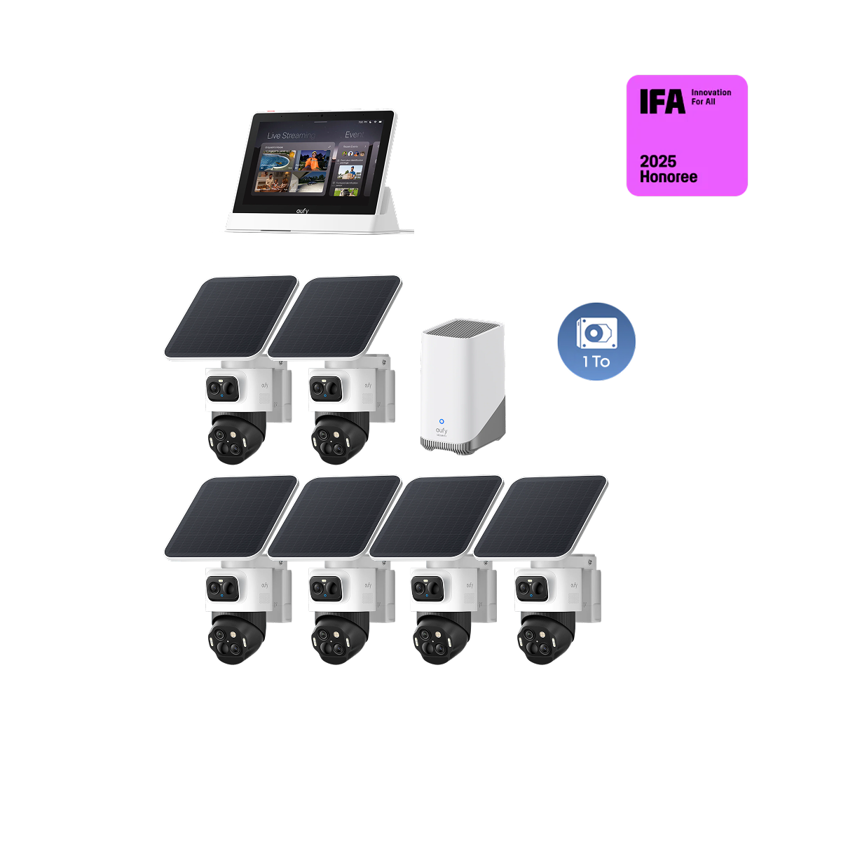 eufy-security-eufycam-s4-6er-pack-1-tb-festplatte image 3