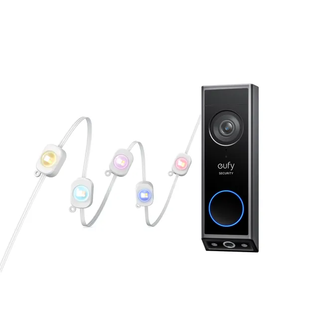 eufy-permanent-outdoor-lights-e22-video-doorbell-e340-bundle image 1