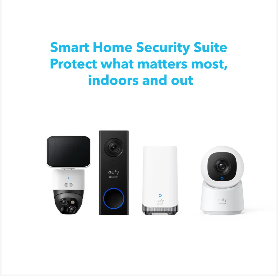 eufy-security-solocam-s340-video-doorbell-e340-homebase-s380-indoor-cam-c220-set image 1