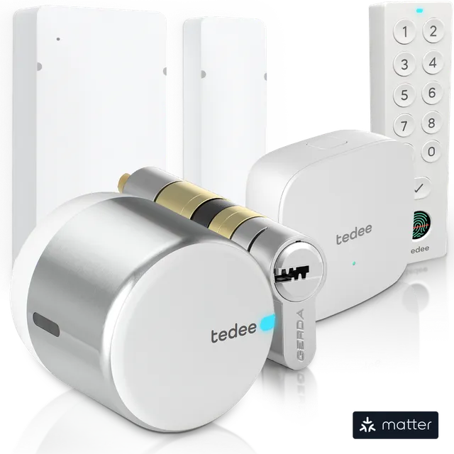 tedee-go2-bridge-keypad-pro-t-rsensor-zylinder-full-bundle-komplettes-keyless-se image 1